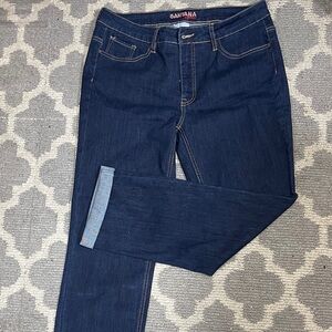 Santana Women's Dark Blue Ankle Jeans